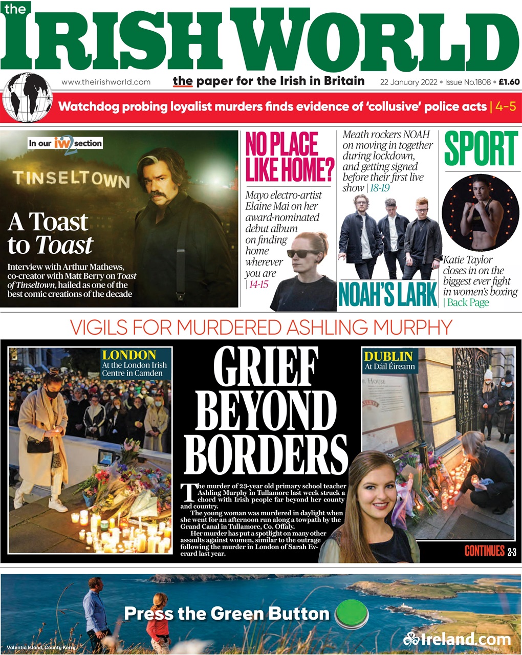 Irish World Preview Pages