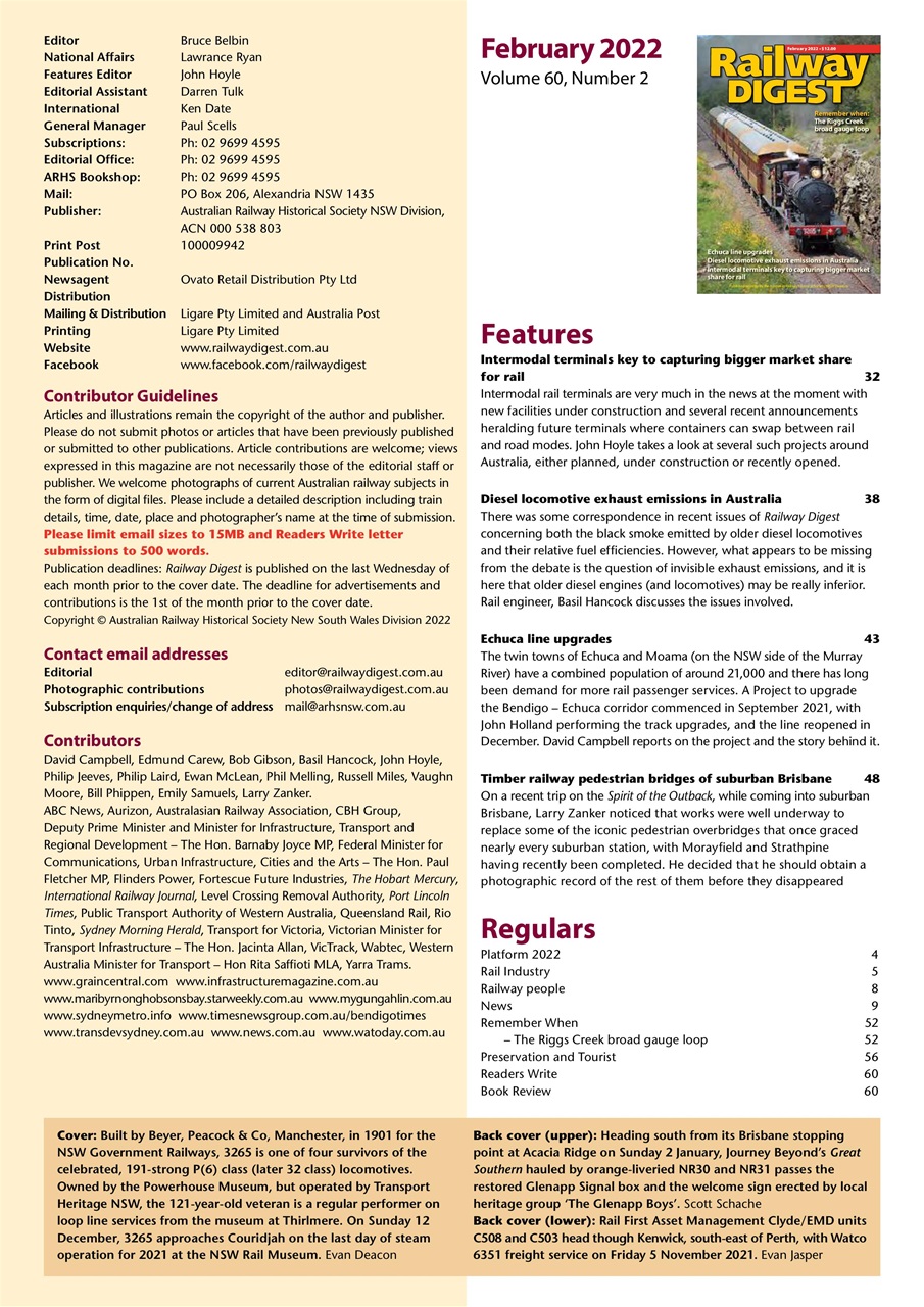Railway Digest Preview Pages