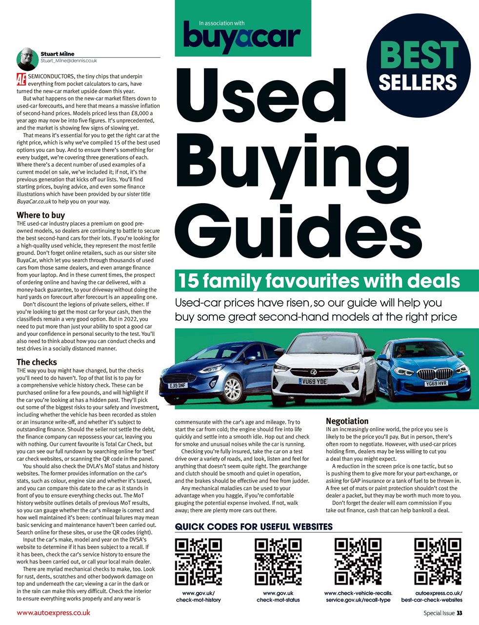 Auto Express Preview Pages