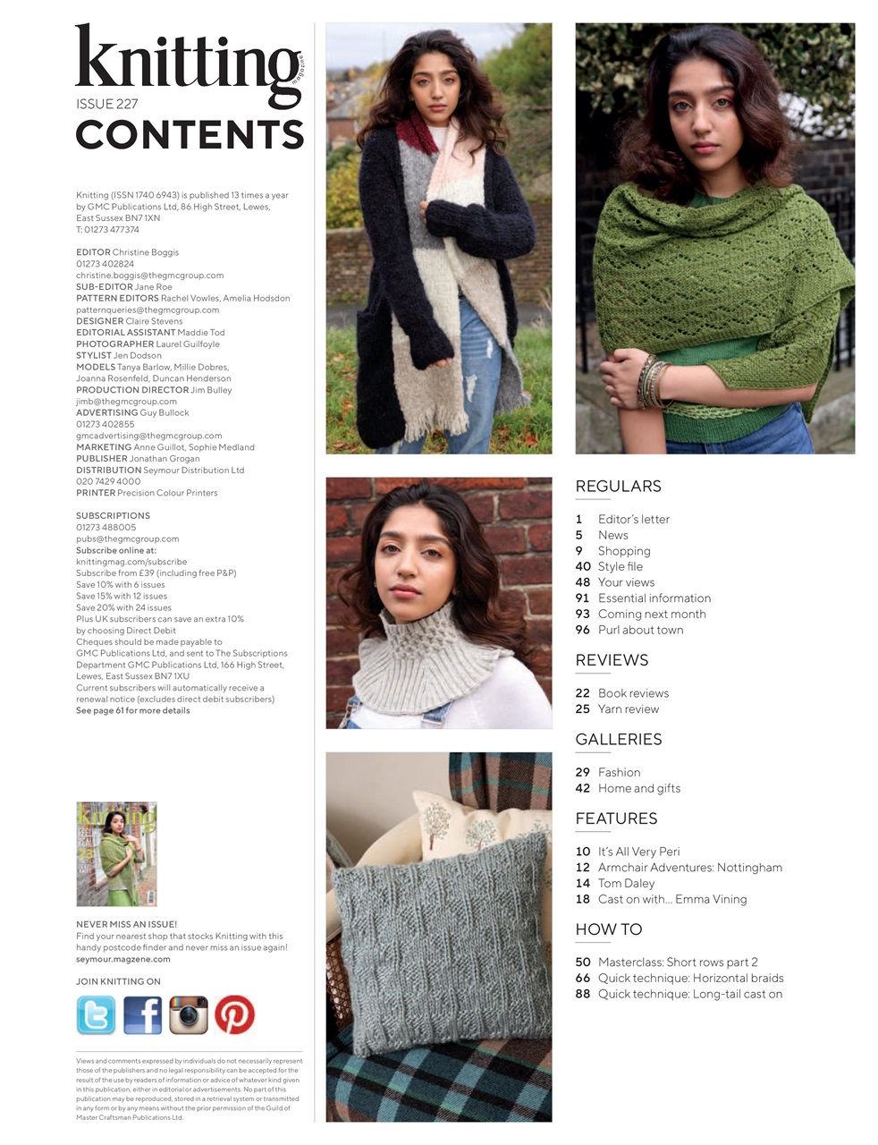 Knitting Preview Pages