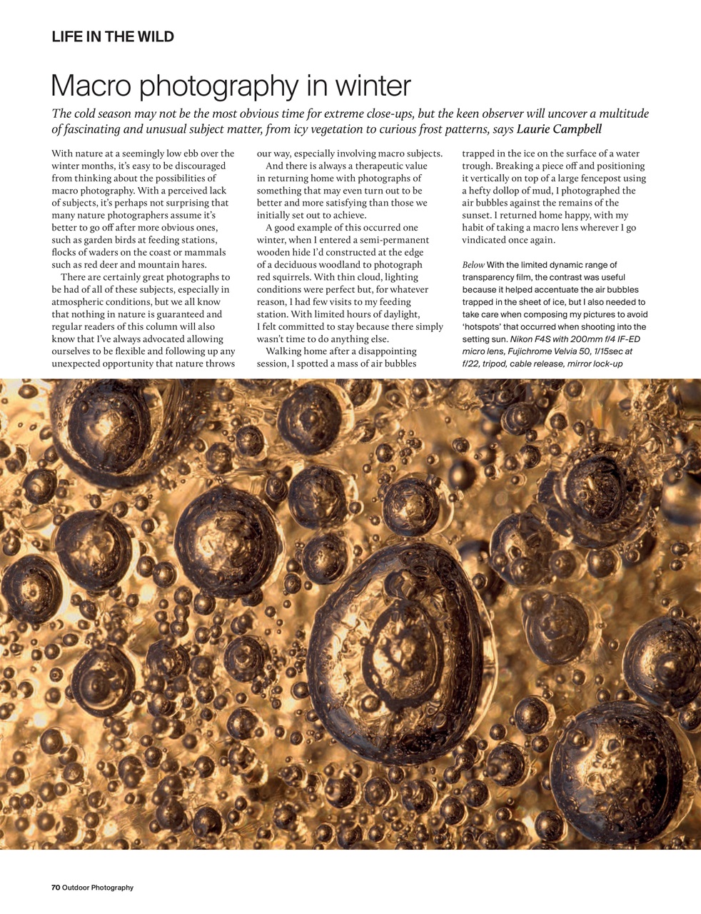 Outdoor Photography Preview Pages