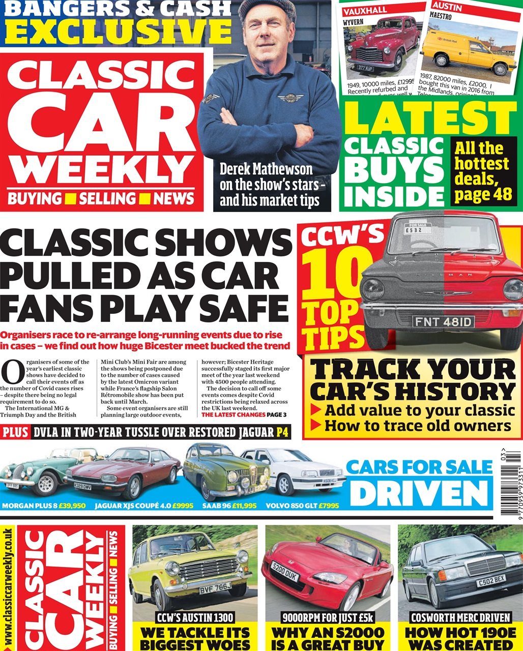 Classic Car Weekly Preview Pages