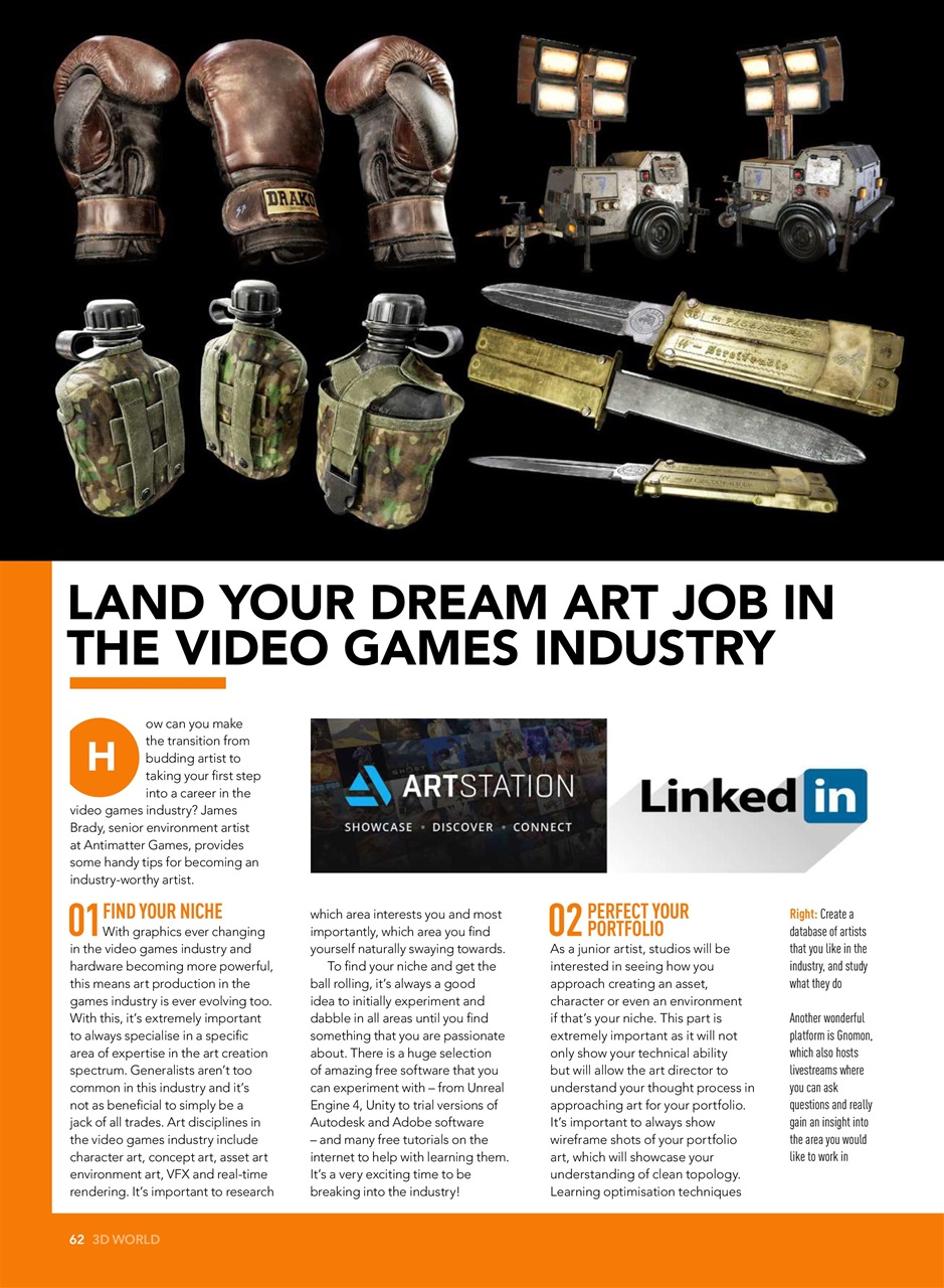 3D World Preview Pages