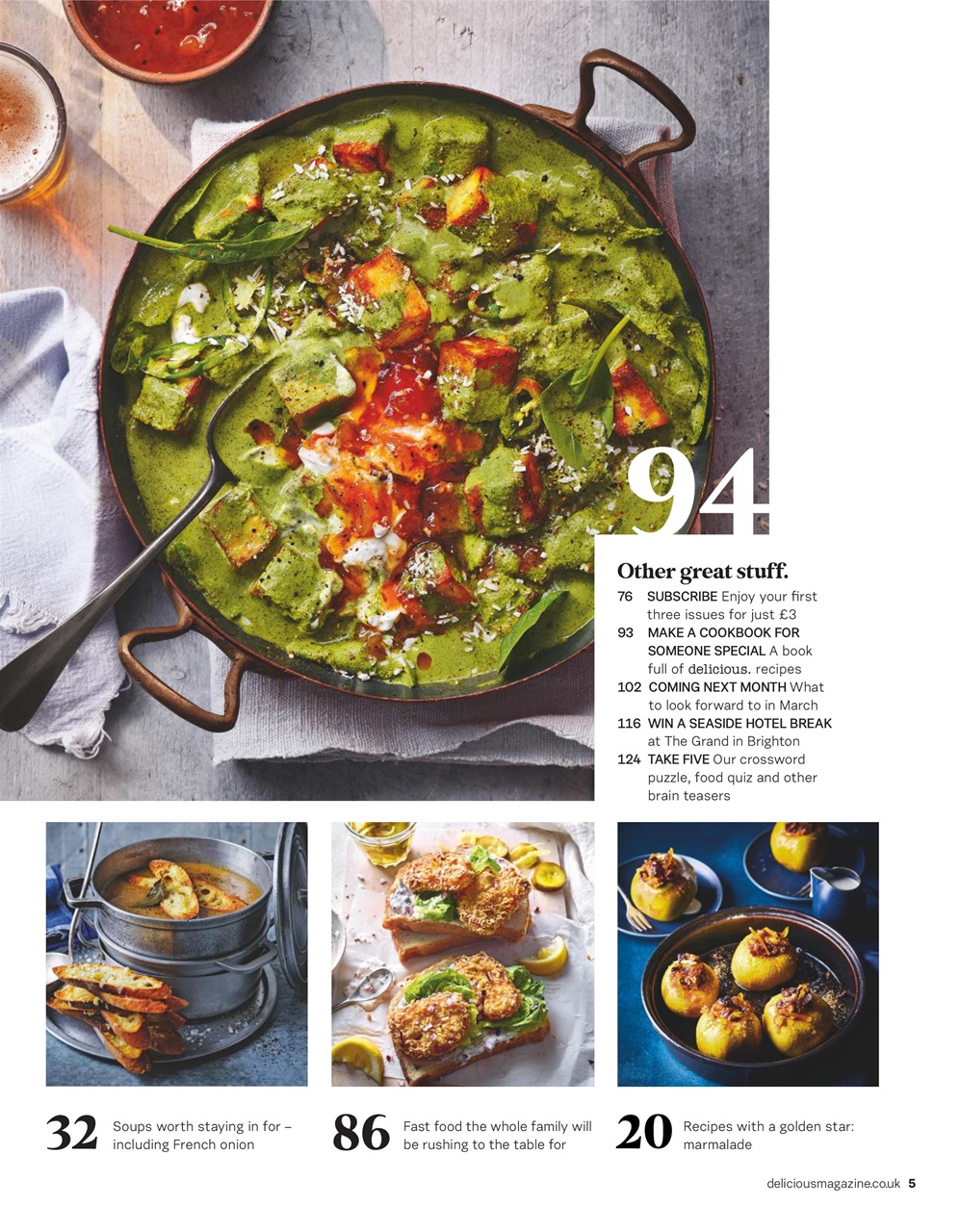 delicious. Magazine Preview Pages