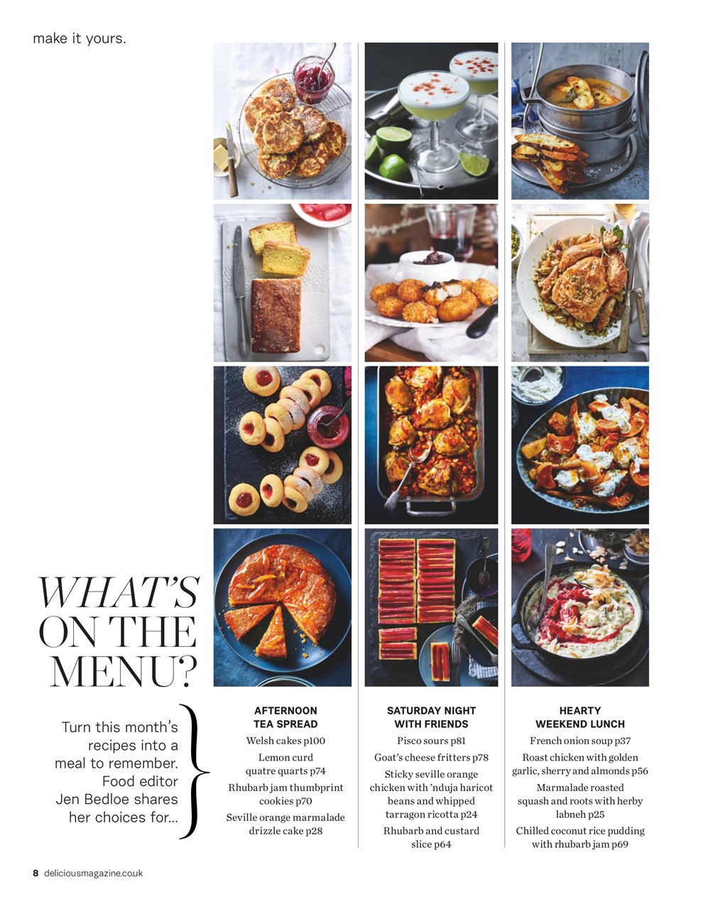 delicious. Magazine Preview Pages