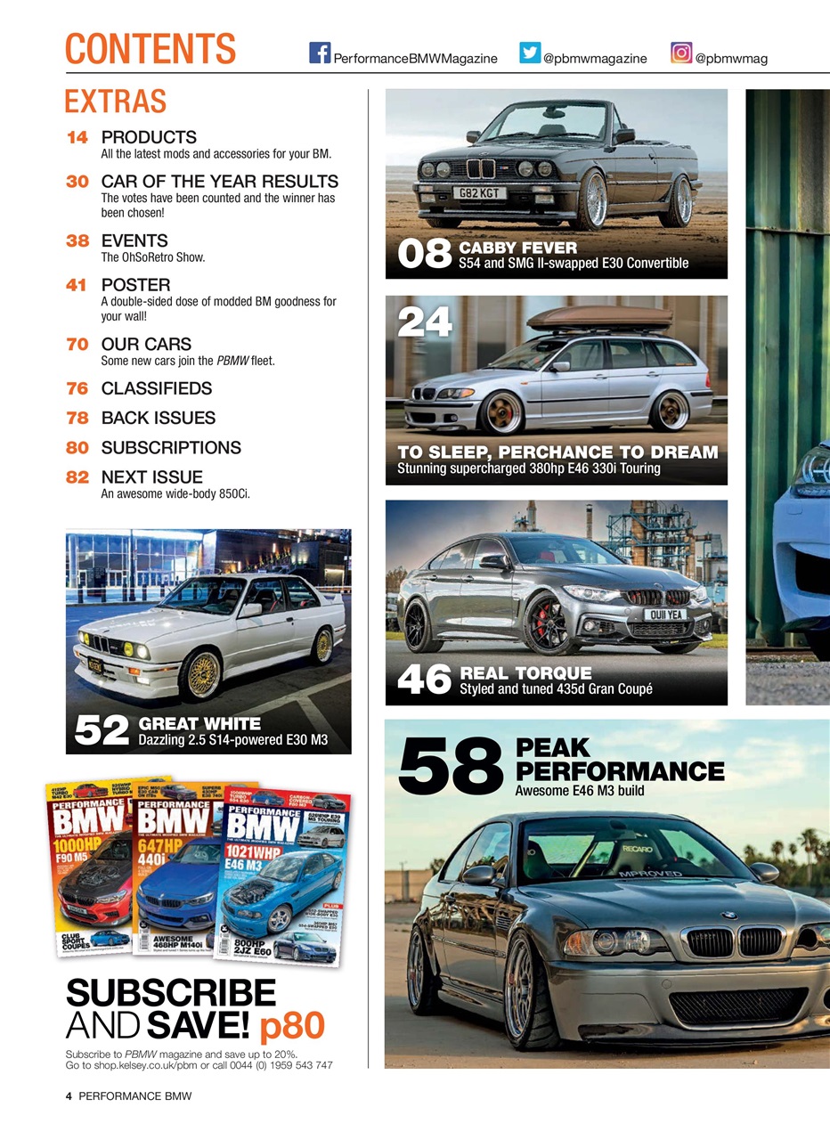 Performance BMW Preview Pages