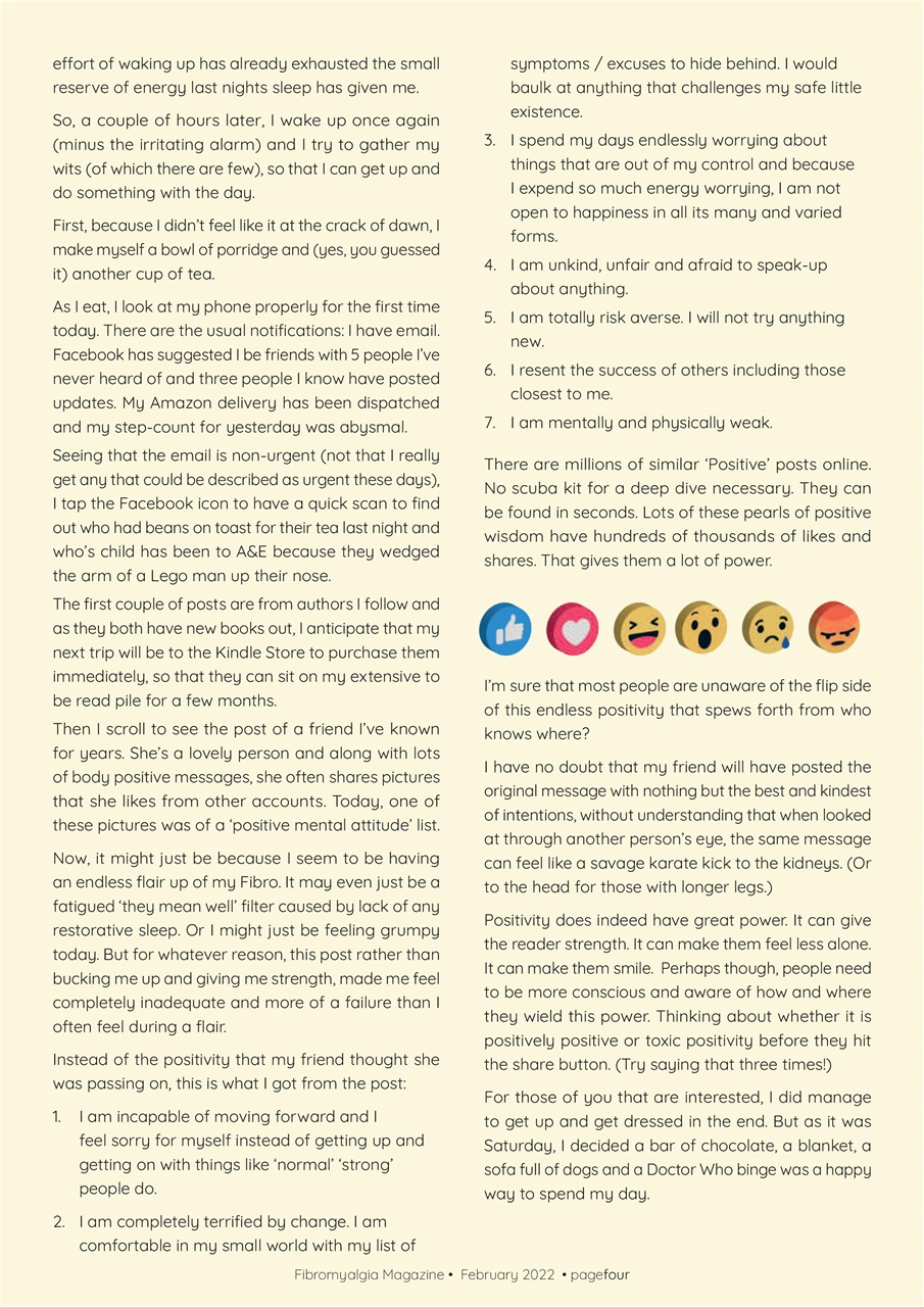 Fibromyalgia Magazine Preview Pages