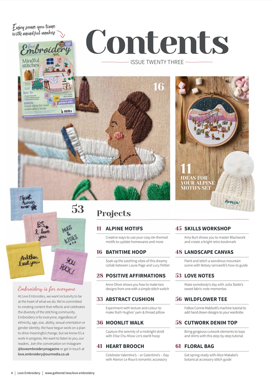 Love Embroidery Preview Pages