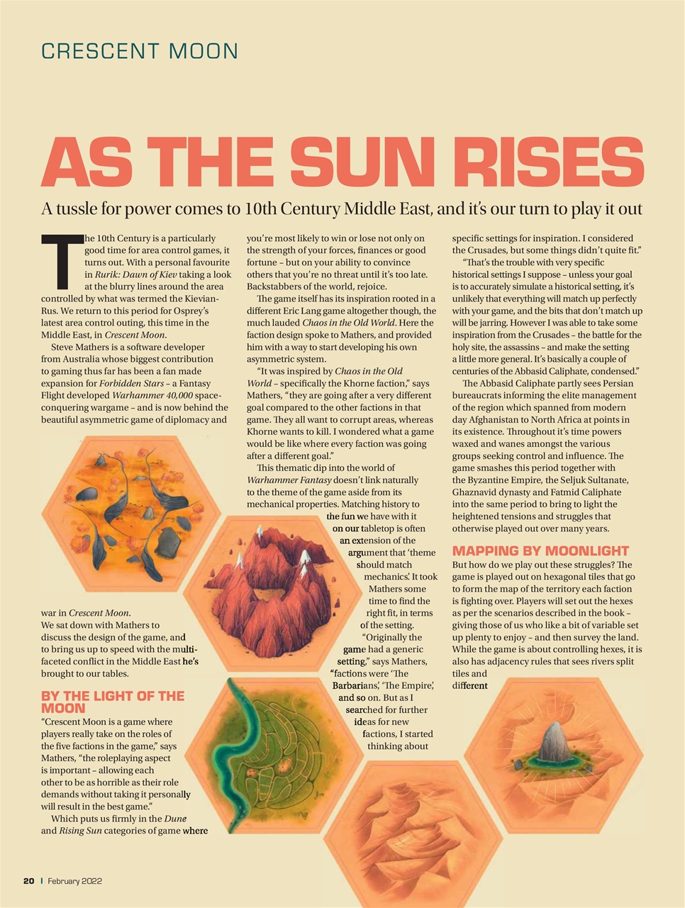 Tabletop Gaming Preview Pages