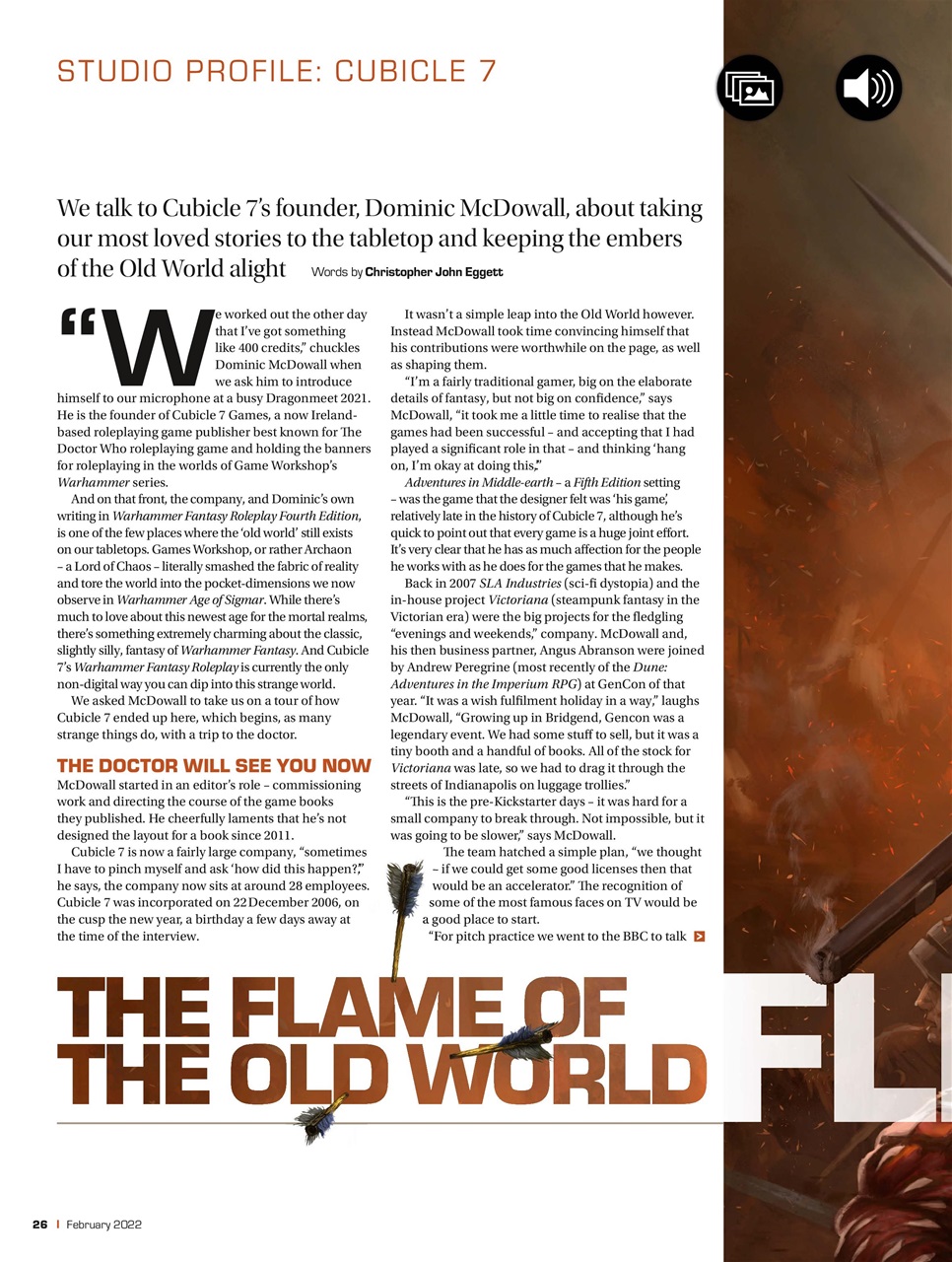 Tabletop Gaming Preview Pages