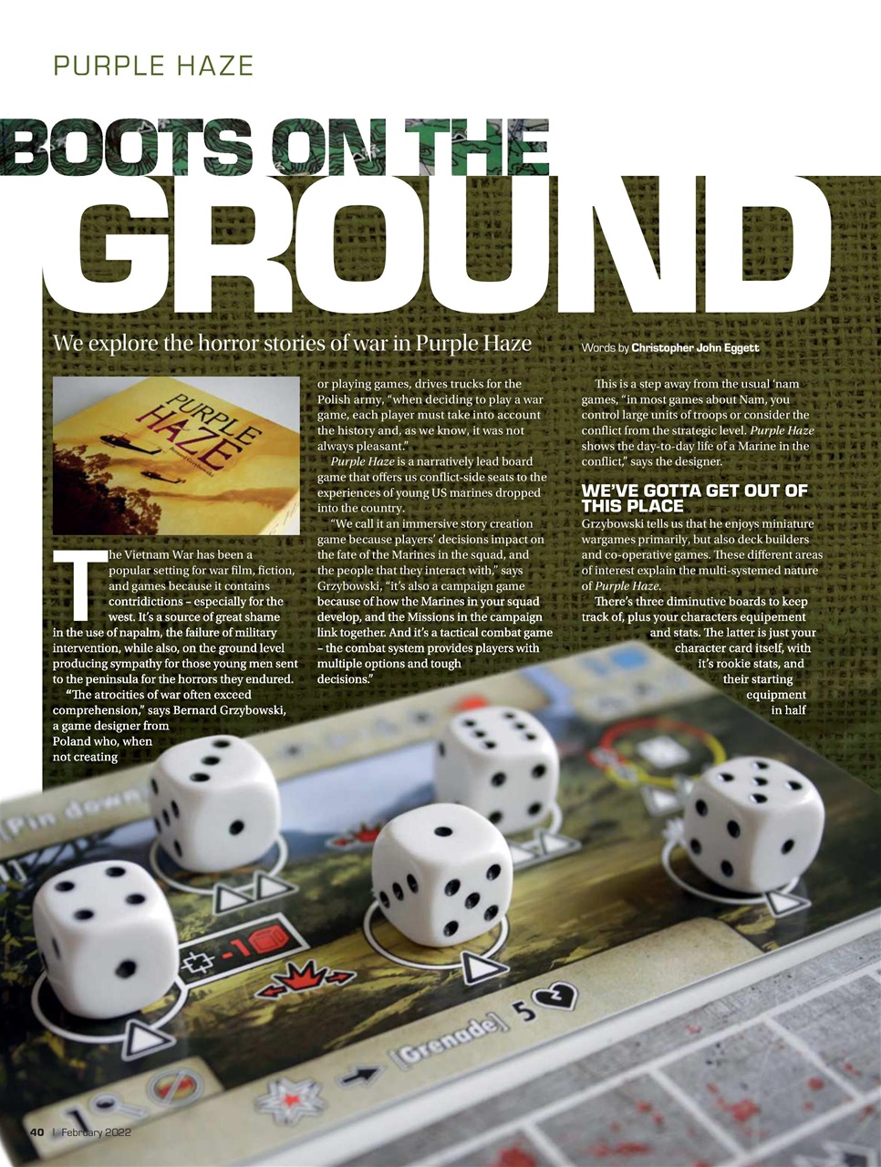 Tabletop Gaming Preview Pages