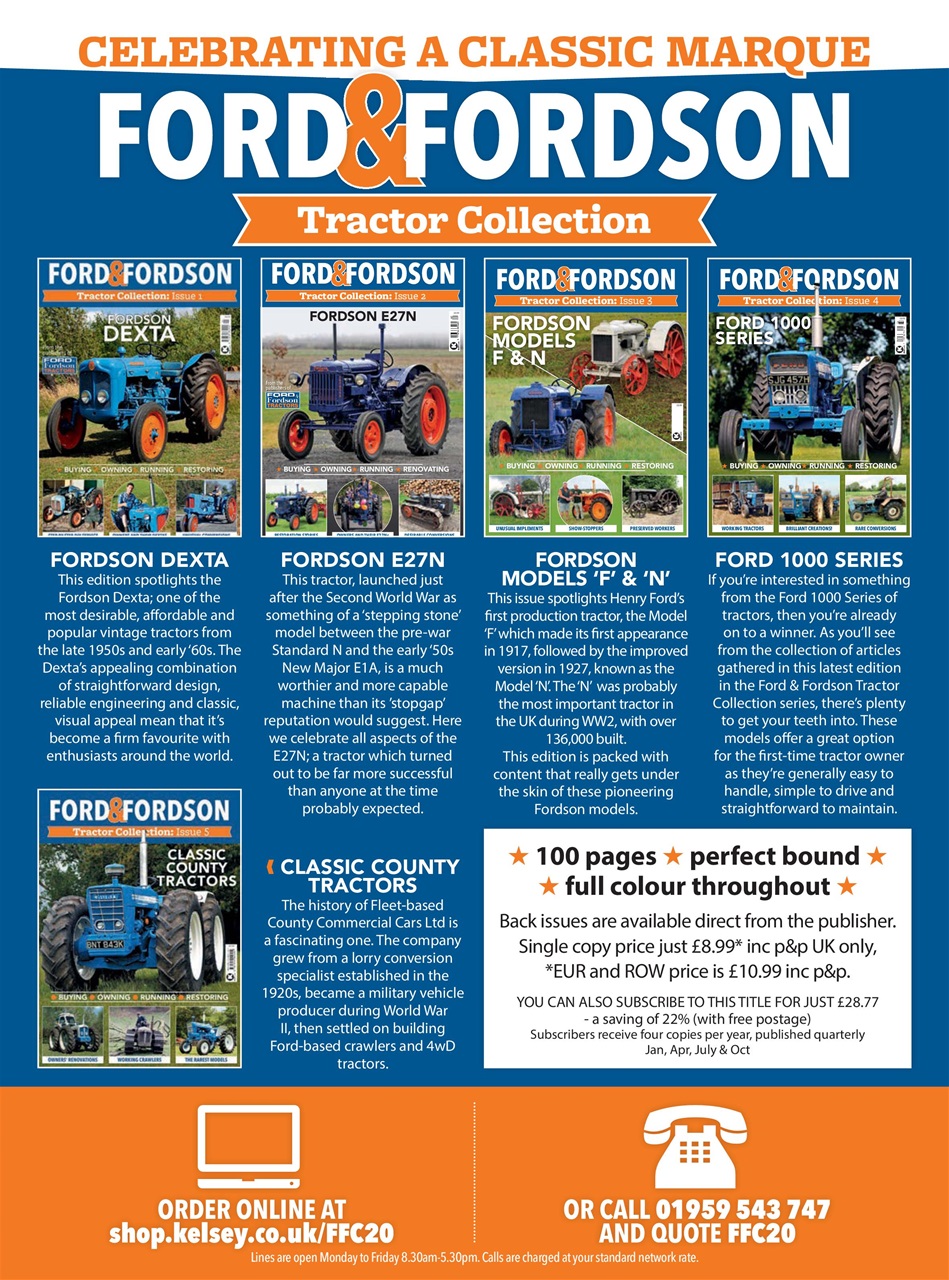 Ford & Fordson Tractor Collection Preview Pages
