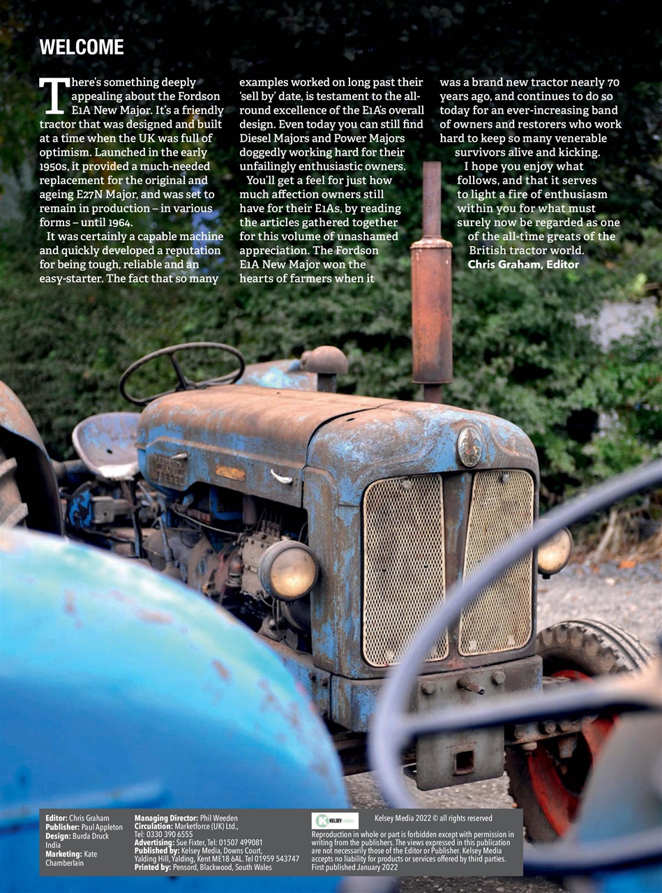 Ford & Fordson Tractor Collection Preview Pages