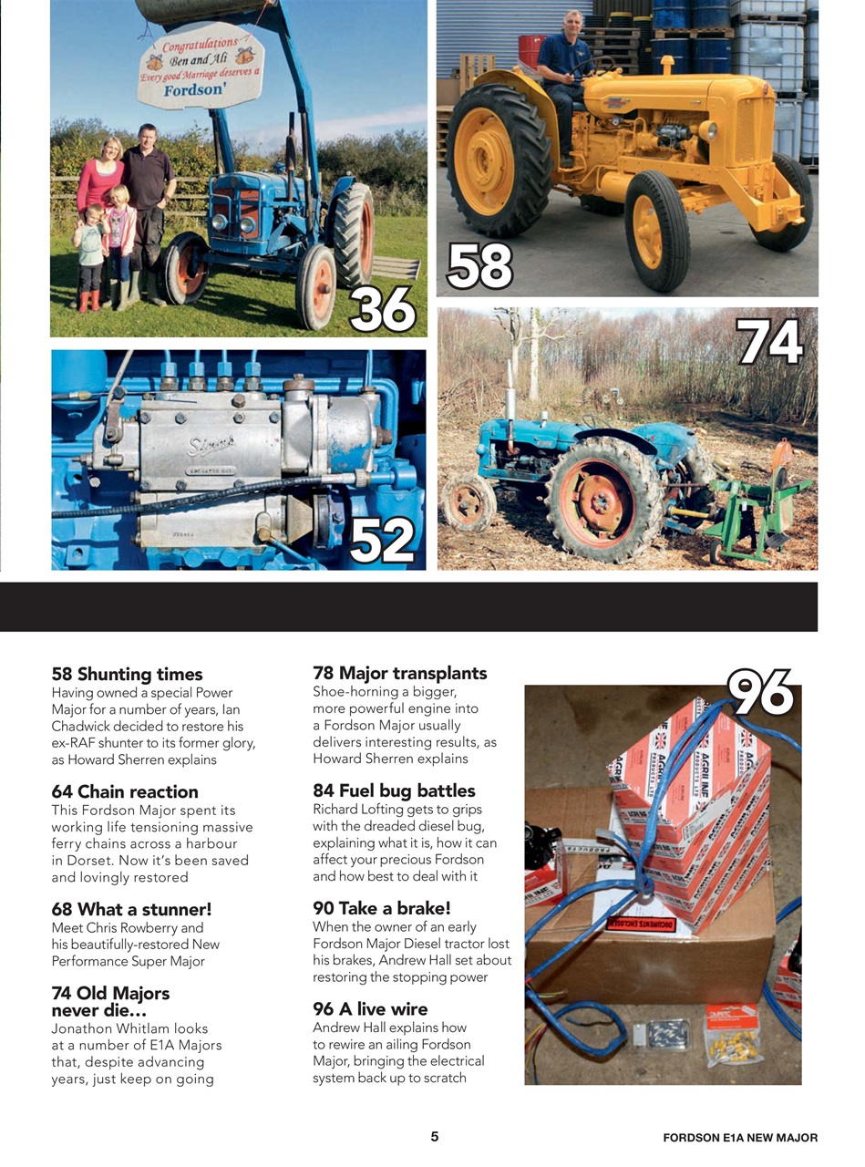 Ford & Fordson Tractor Collection Preview Pages