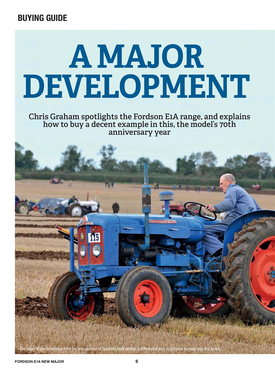 Ford & Fordson Tractor Collection Preview Pages