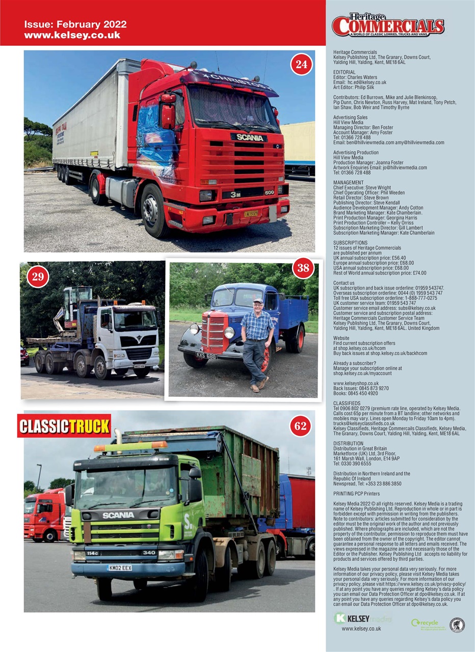 Heritage Commercials Magazine Preview Pages