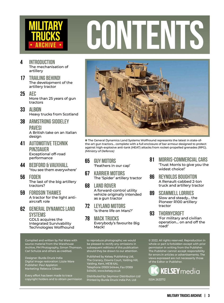 Military Vehicles Archive Preview Pages
