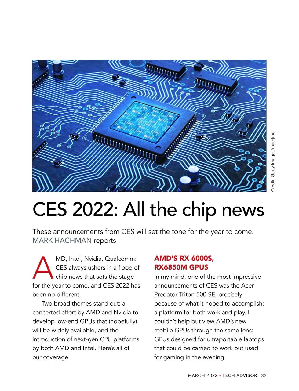 Tech Advisor Preview Pages