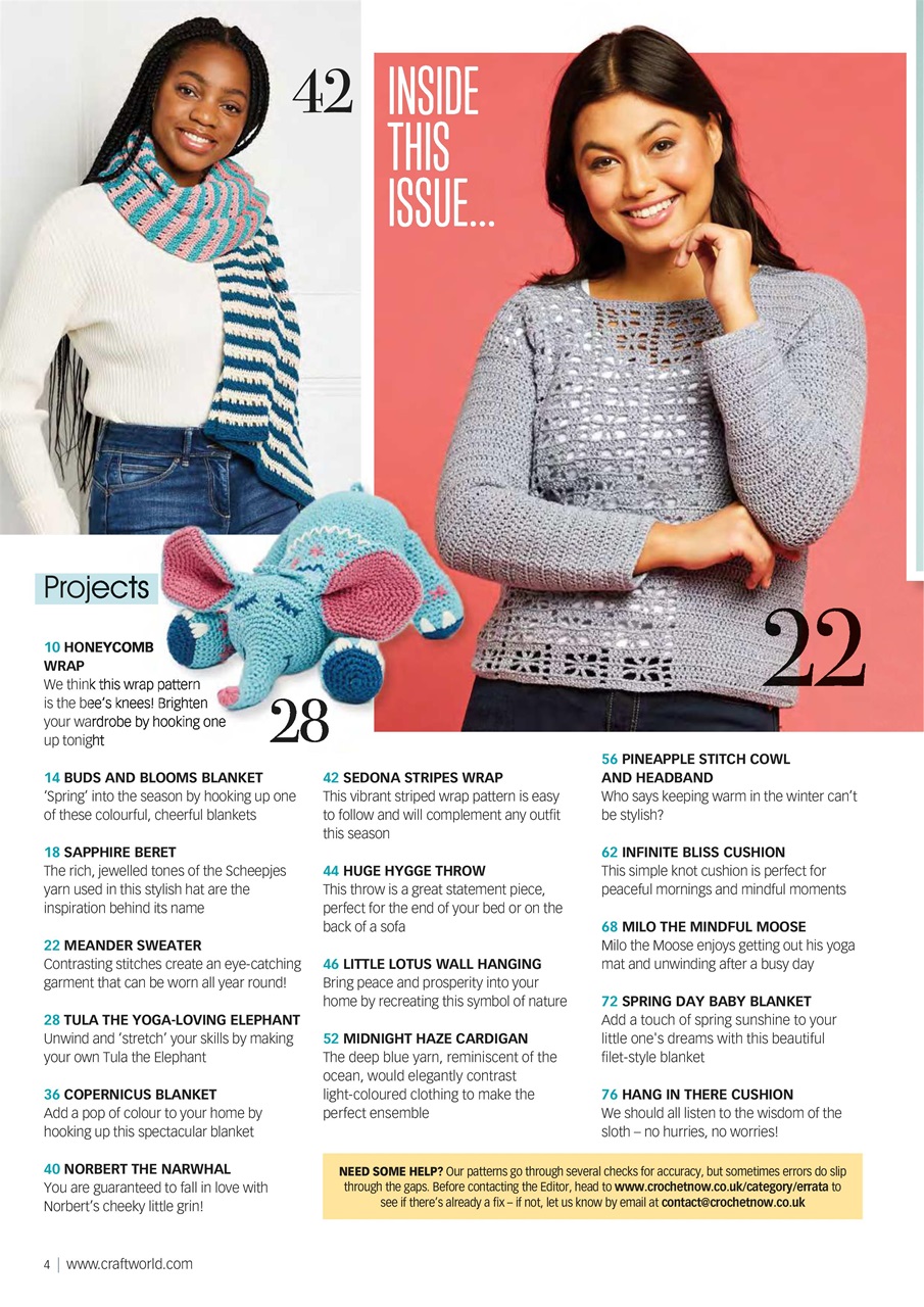 Crochet Now Magazine Preview Pages