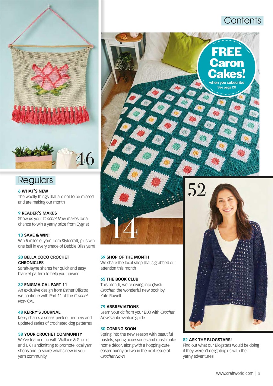 Crochet Now Magazine Preview Pages