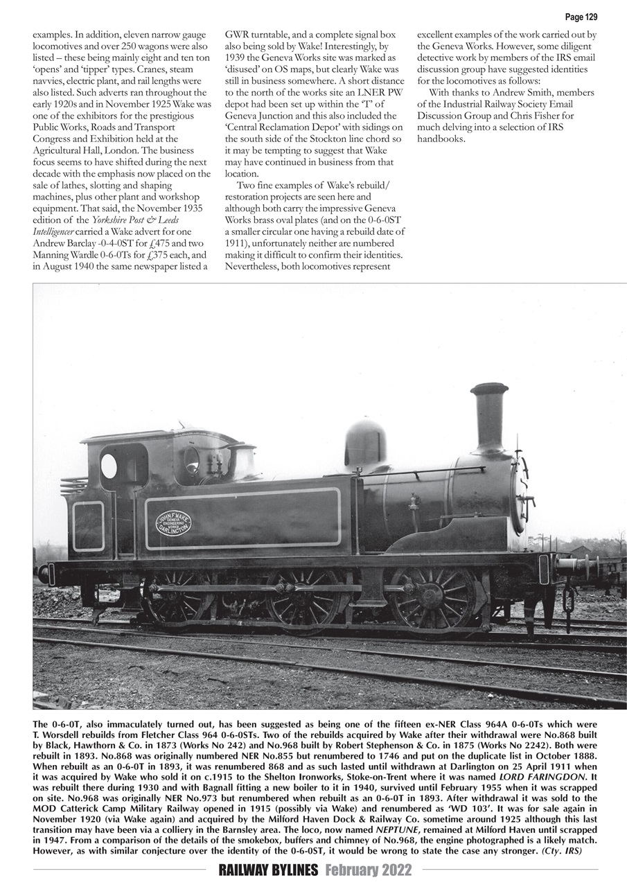 Railway Bylines Preview Pages
