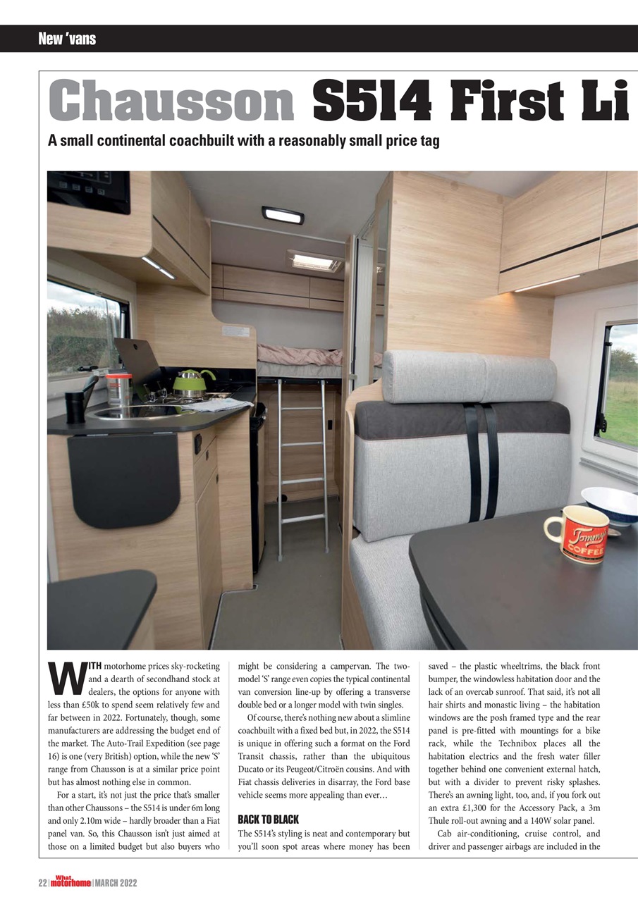 What Motorhome magazine Preview Pages