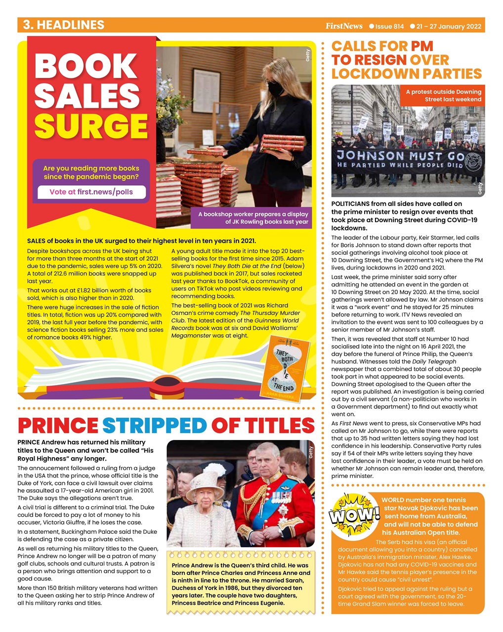 First News Preview Pages