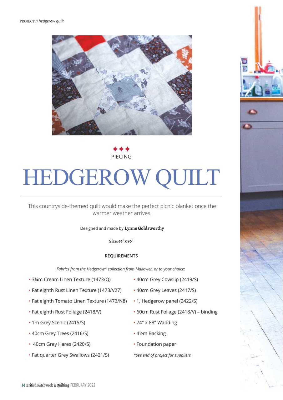 Patchwork and Quilting Preview Pages