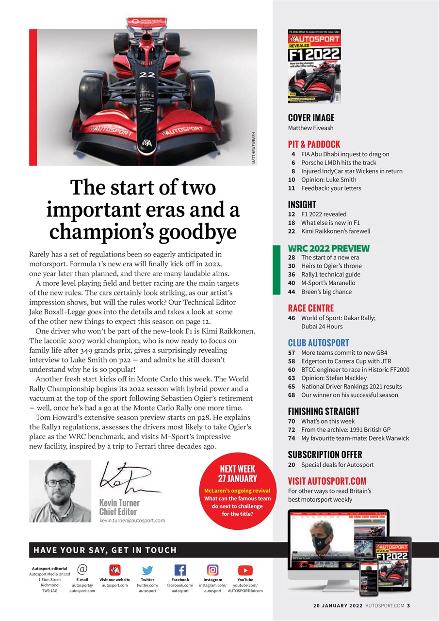 Autosport Preview Pages