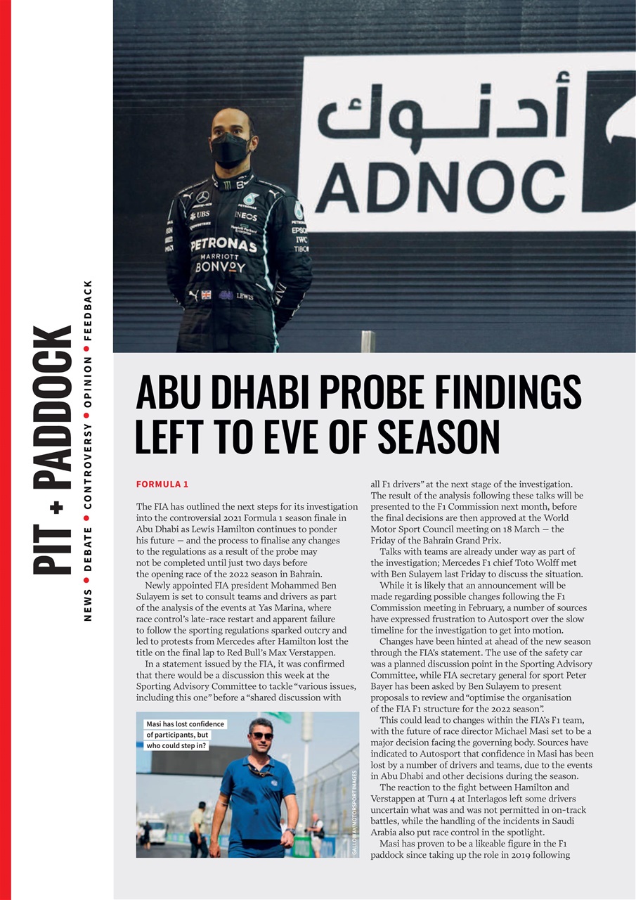 Autosport Preview Pages