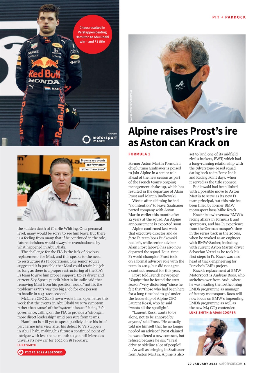 Autosport Preview Pages