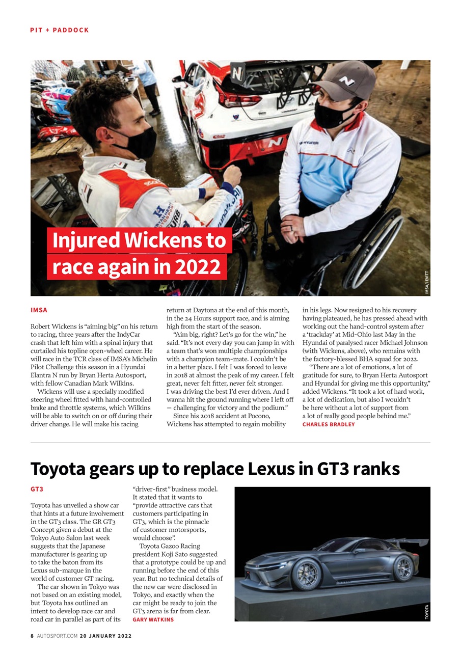 Autosport Preview Pages
