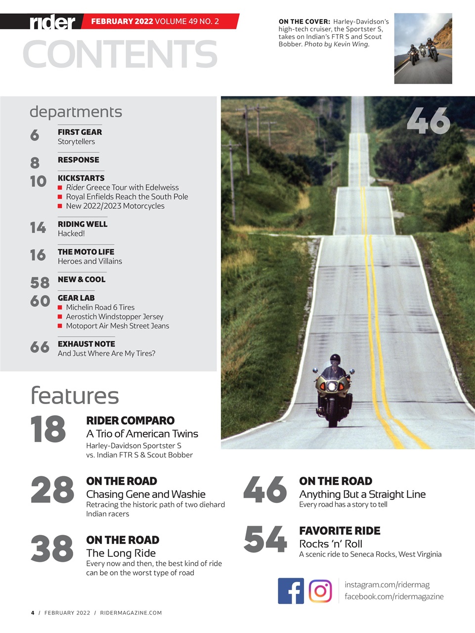 Rider Magazine Preview Pages