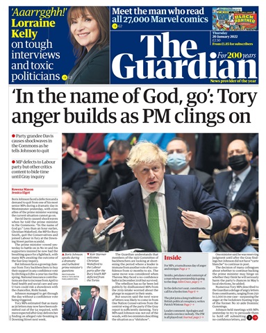 The Guardian Newspaper issue Thursday, January 20, 2022