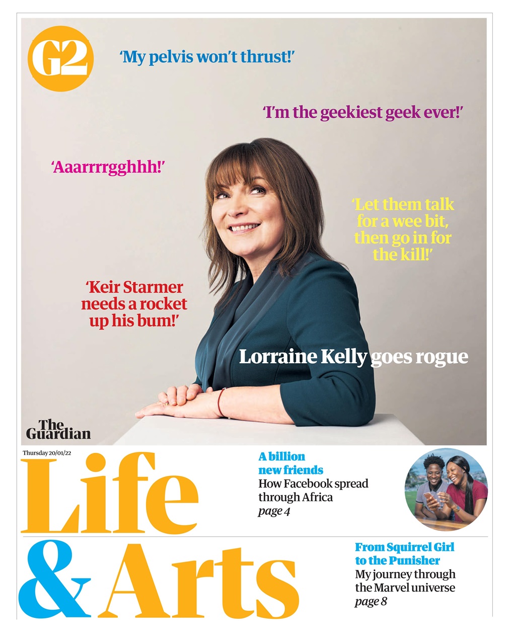 The Guardian Newspaper Preview Pages