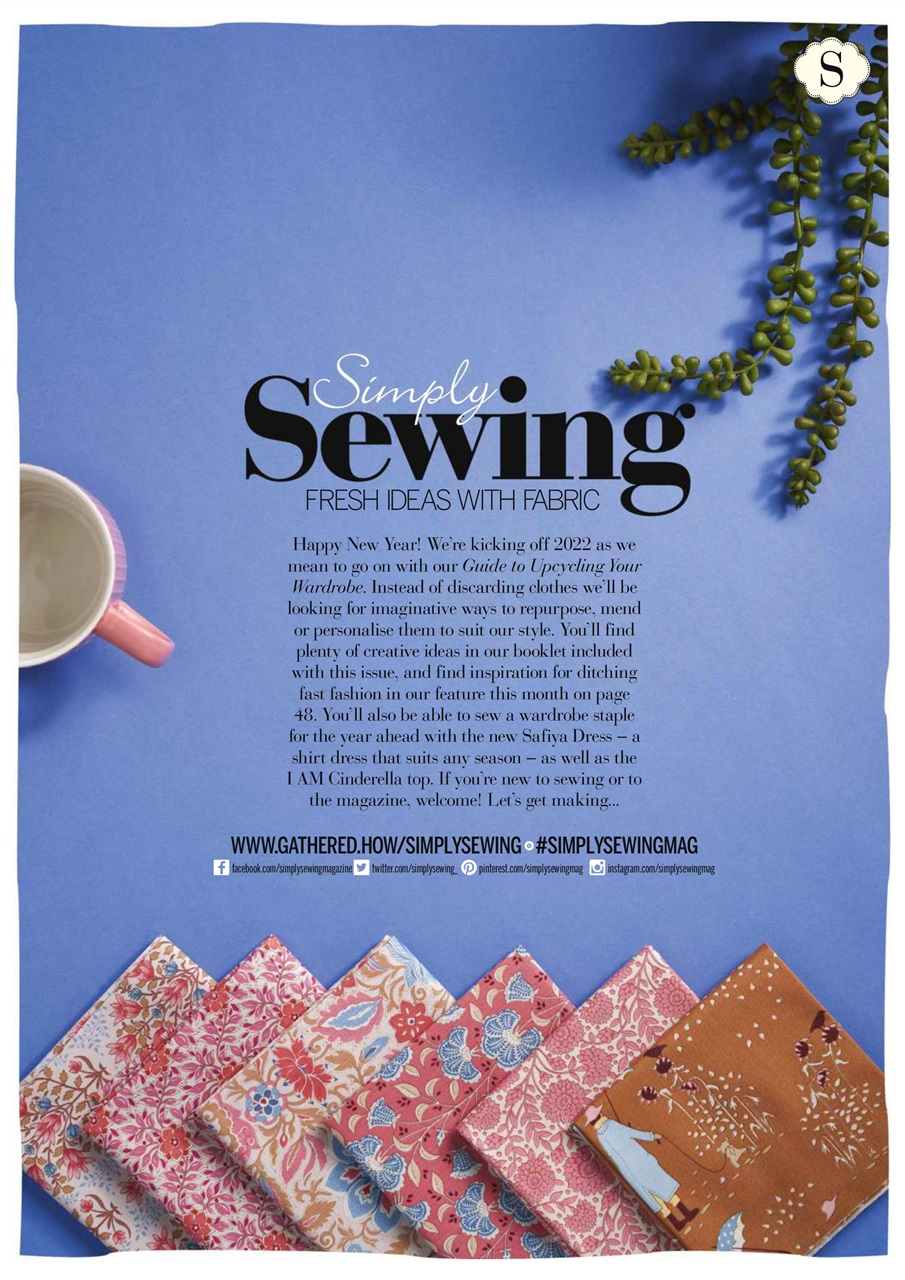 Simply Sewing Preview Pages