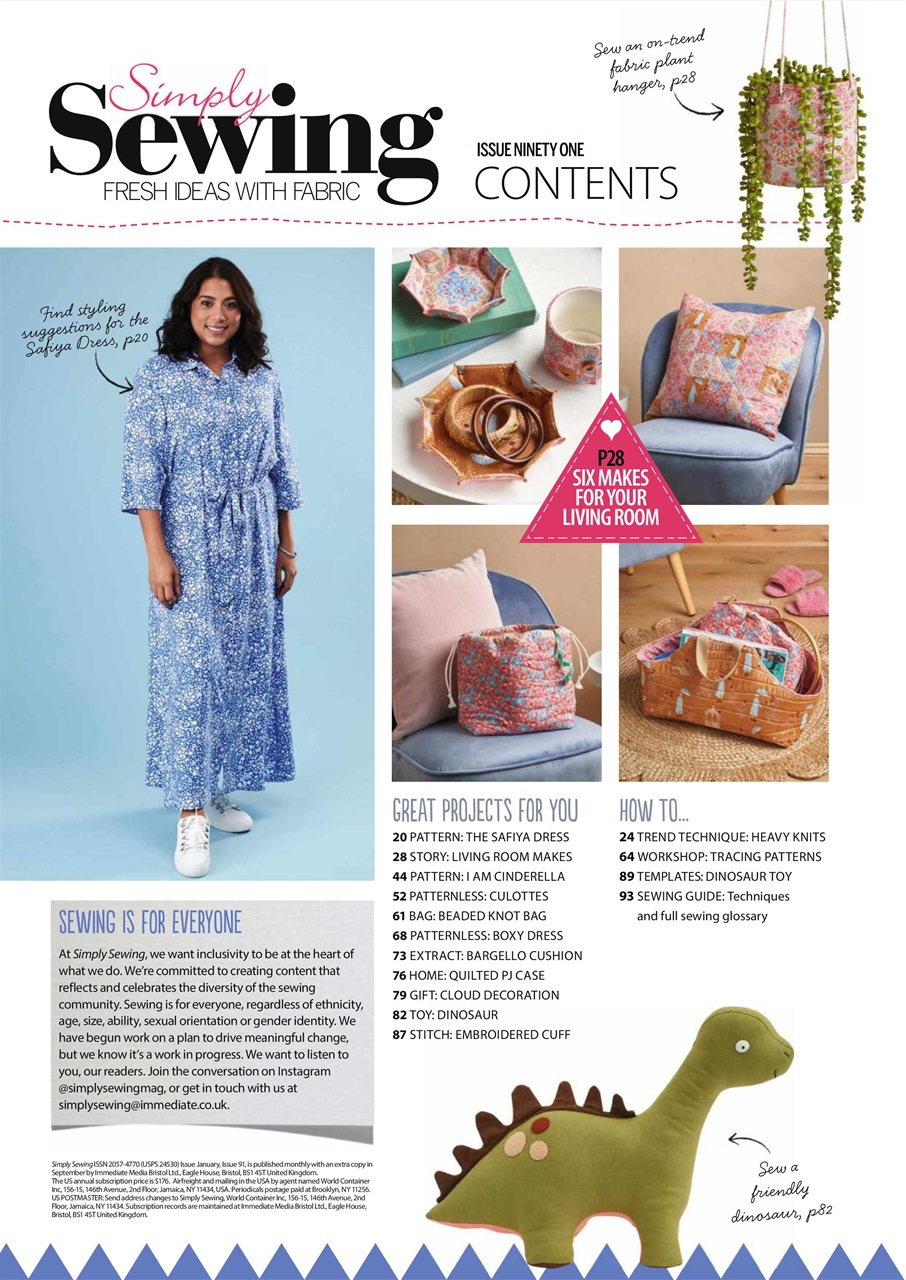 Simply Sewing Preview Pages