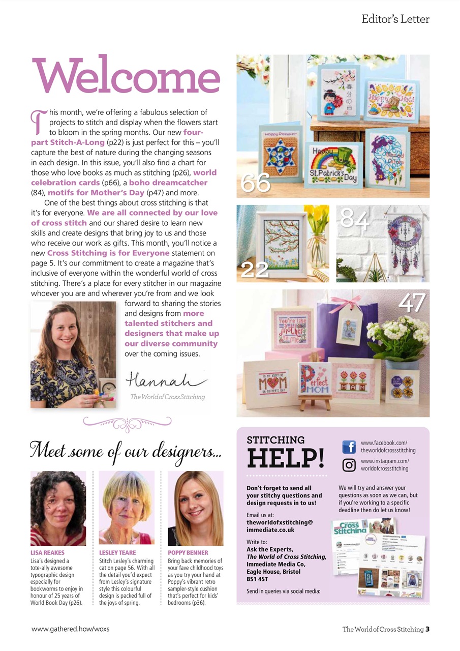 The World of Cross Stitching Preview Pages
