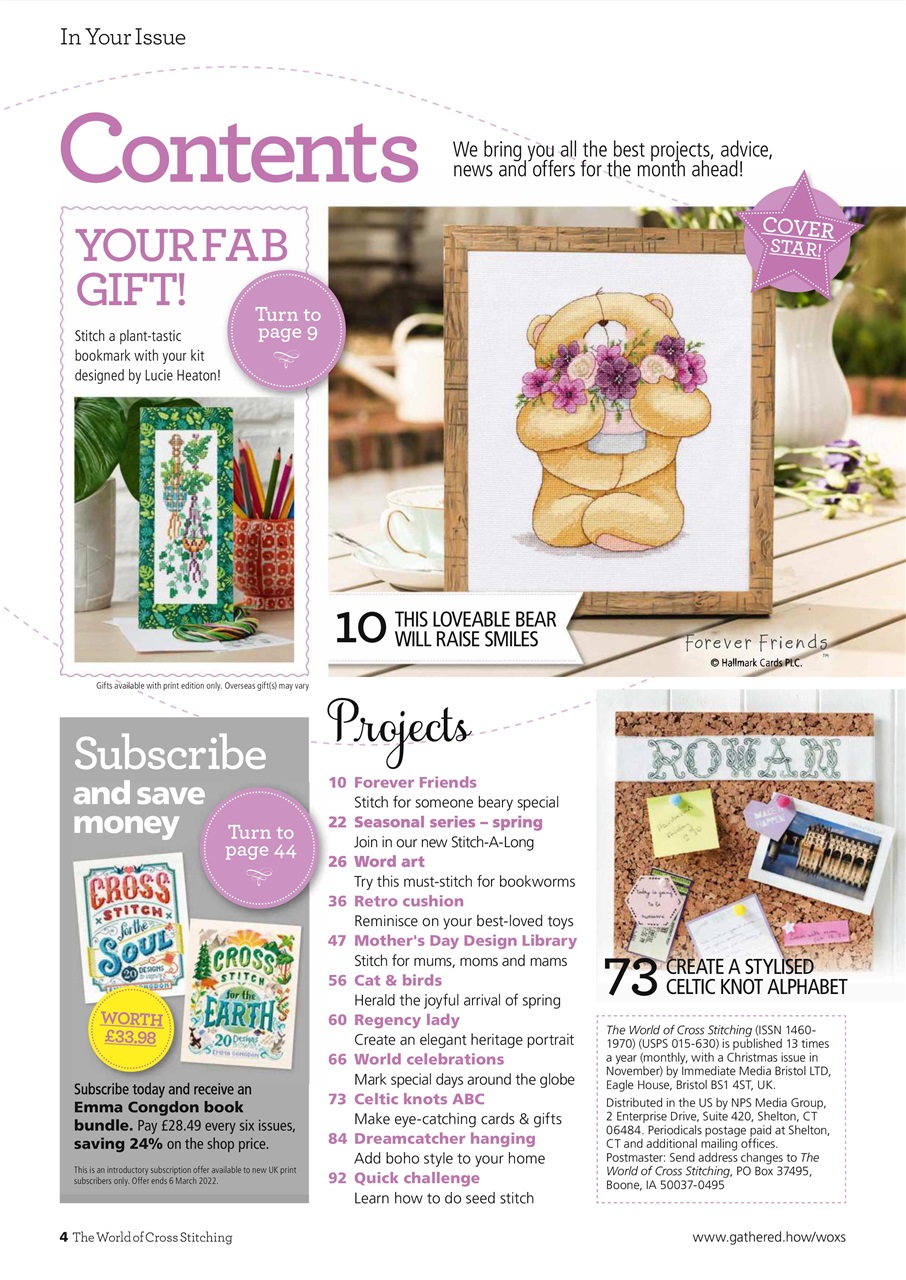 The World of Cross Stitching Preview Pages