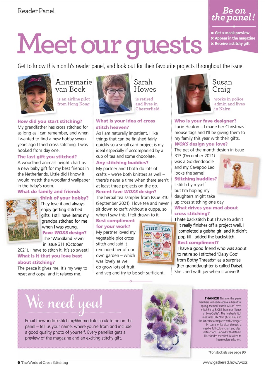 The World of Cross Stitching Preview Pages