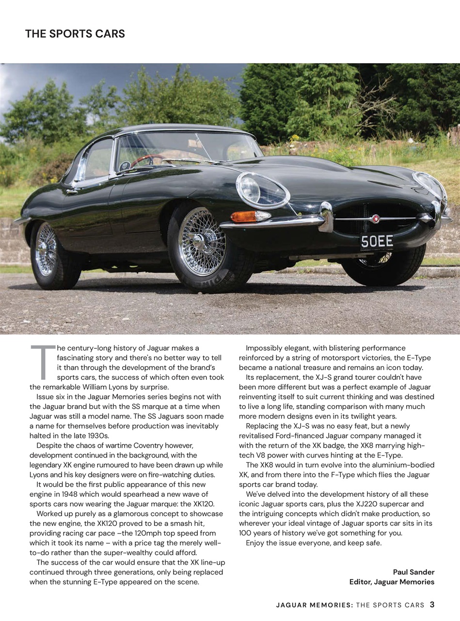 Jaguar Memories Preview Pages
