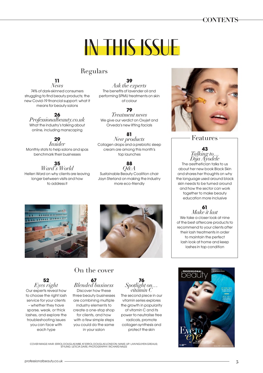 Professional Beauty Preview Pages