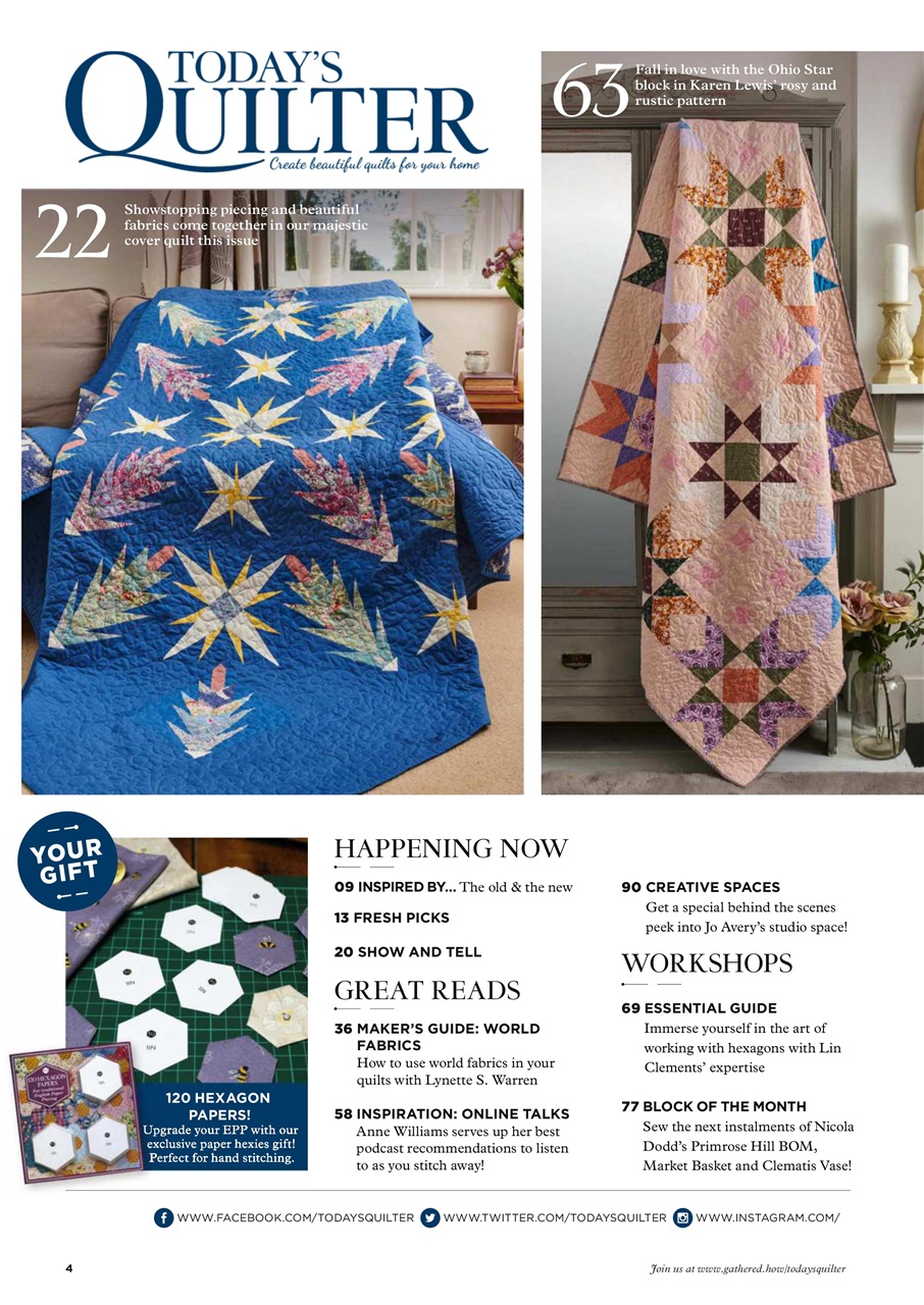 Today’s Quilter Preview Pages