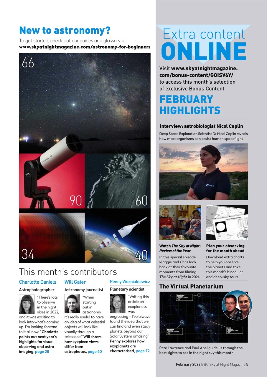 BBC Sky at Night Magazine Preview Pages