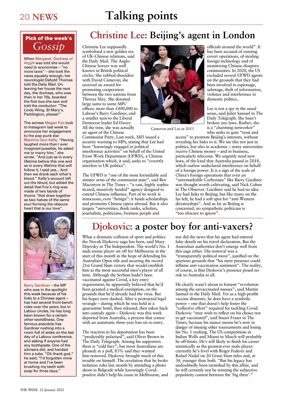 The Week Preview Pages