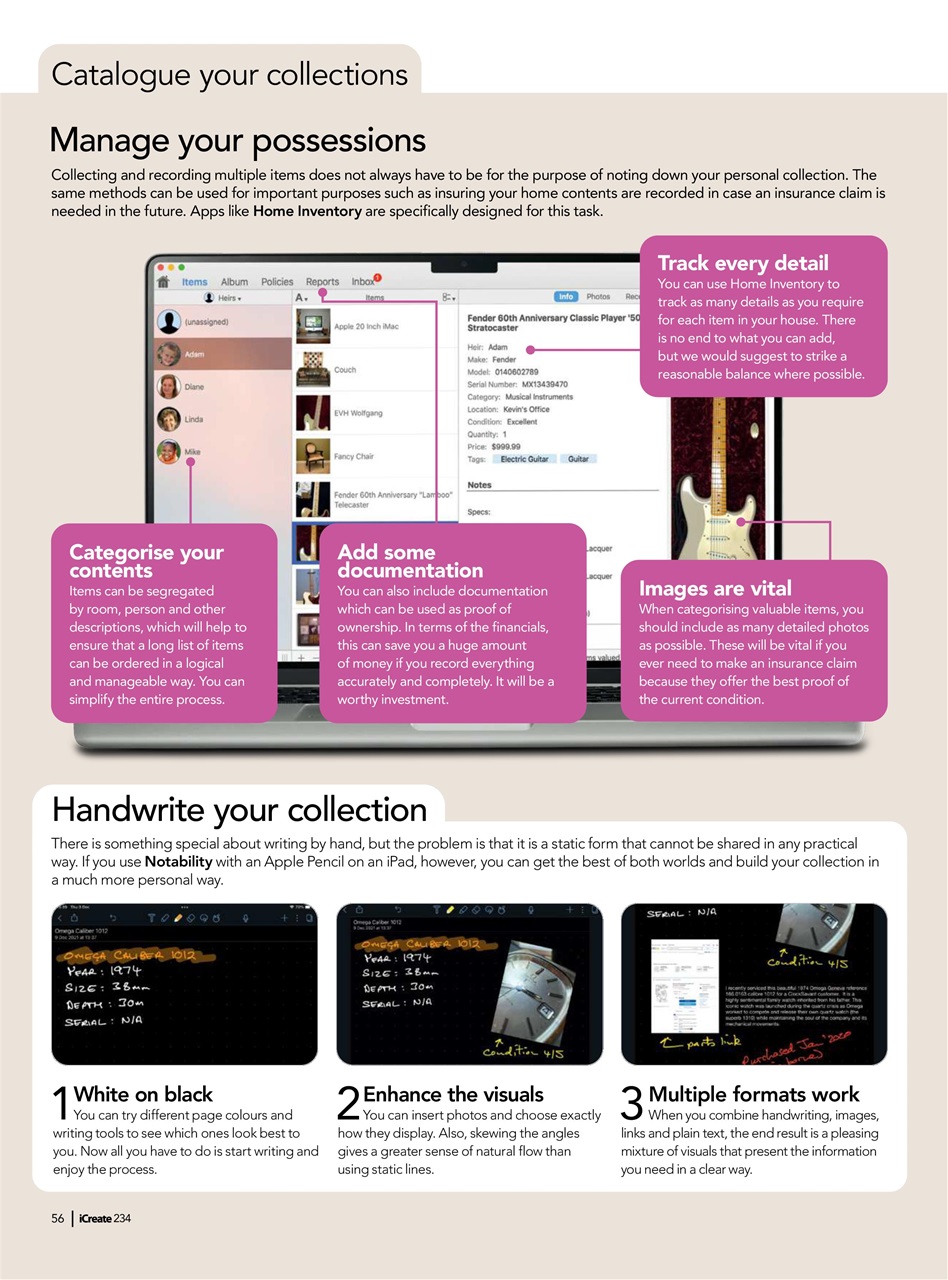 iCreate Preview Pages