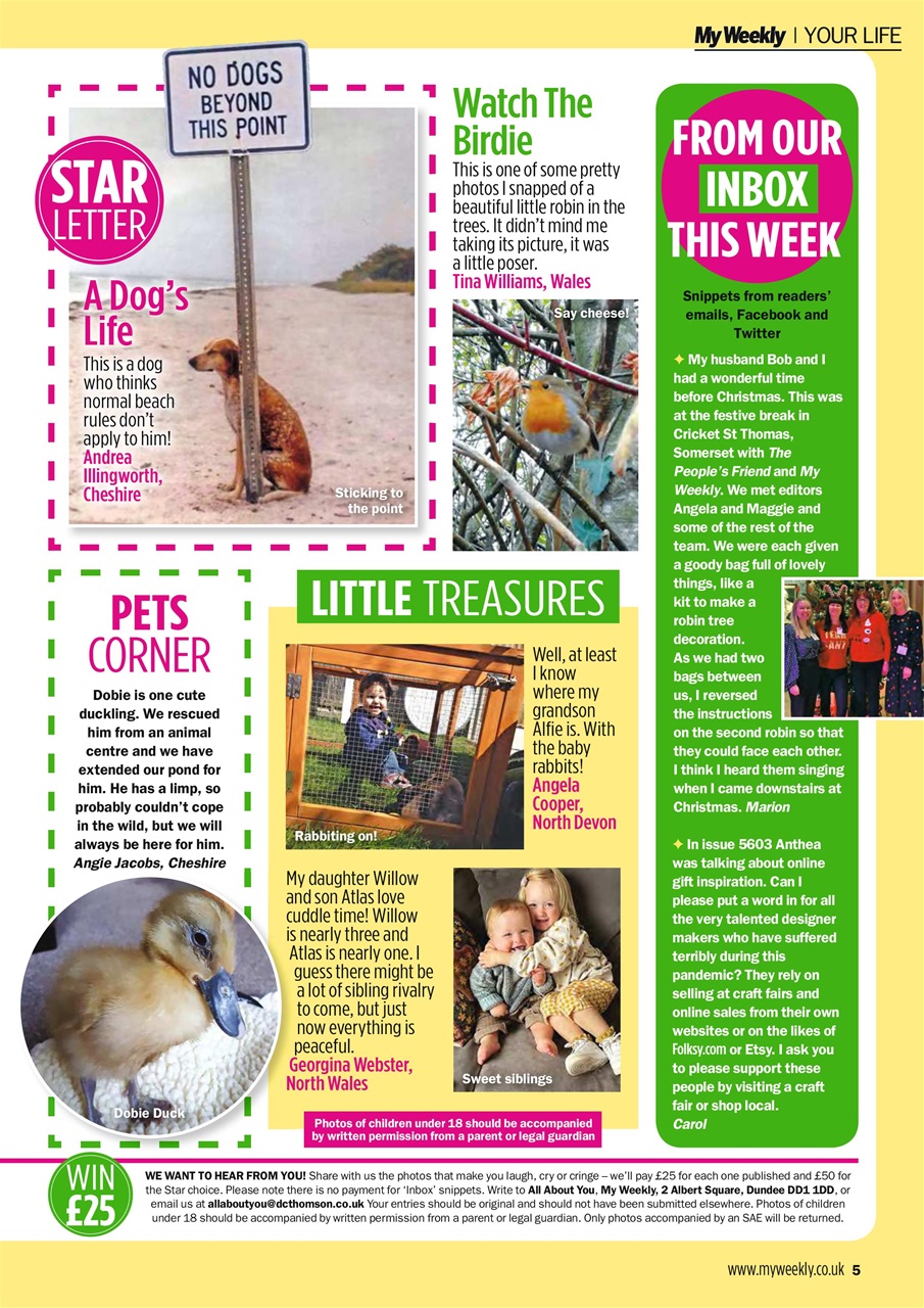 My Weekly Preview Pages