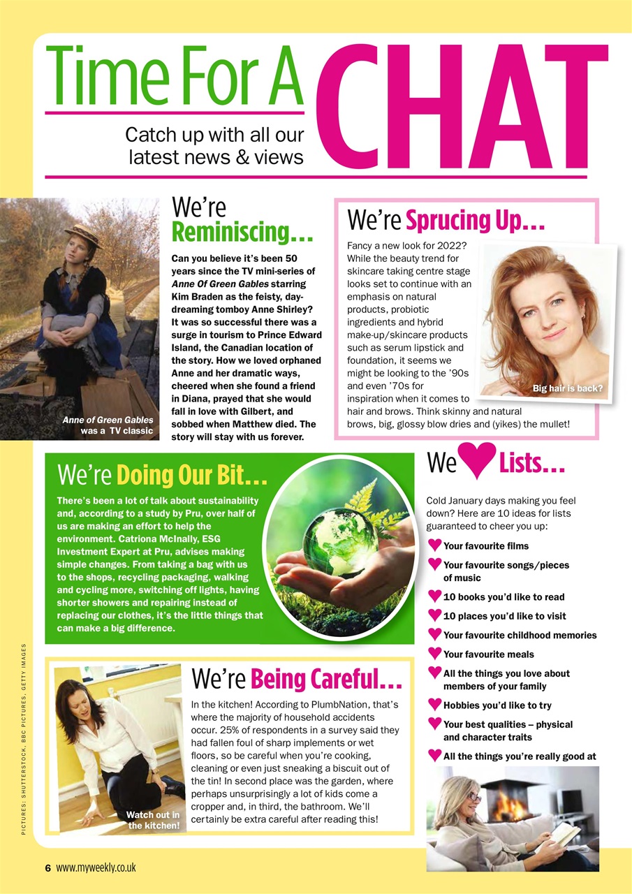 My Weekly Preview Pages