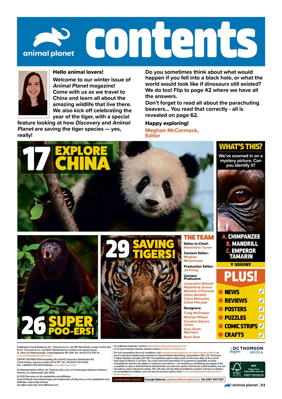 Animal Planet Kids Preview Pages