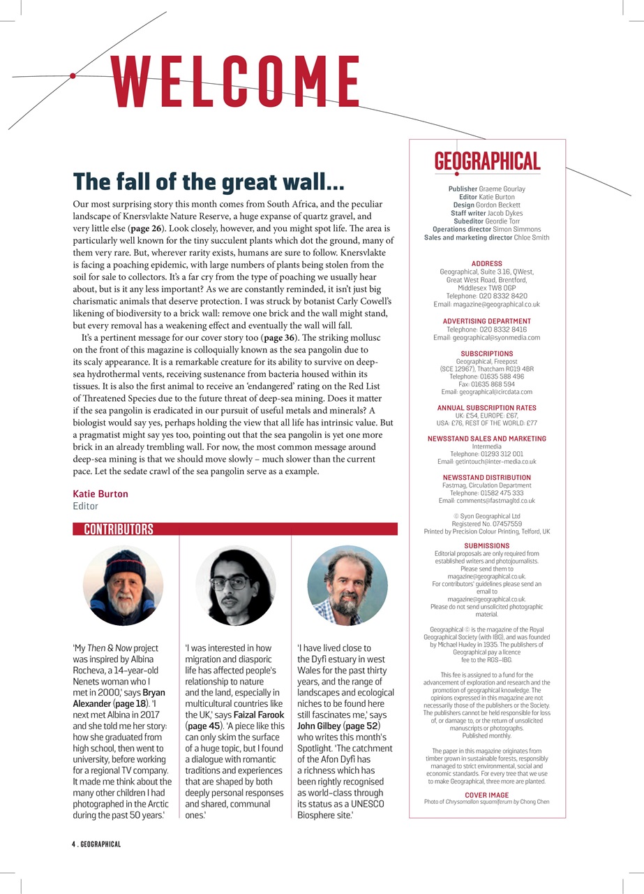 Geographical Preview Pages